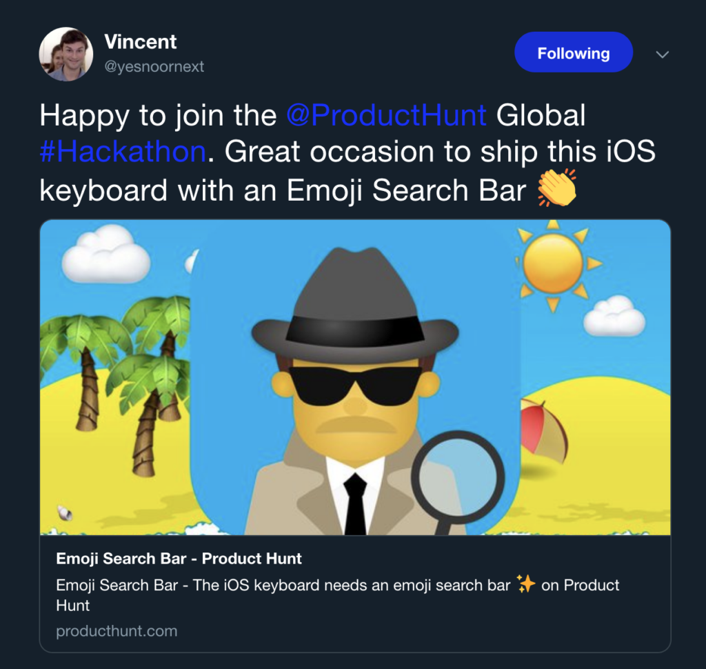 Joining the Product Hunt hackathon 