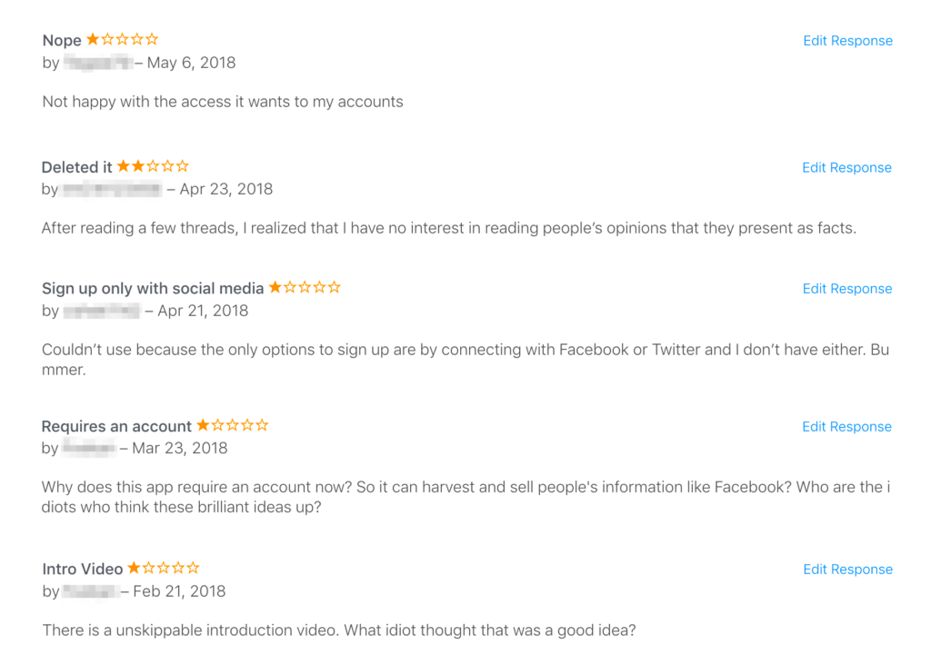 Compilation of our best reviews on the App Store